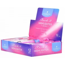 Маркер текстов. LOREX Mark it NEON 1-5 мм роз. неон скошенный прозрачный корпус 1 шт 229743 Маркер текстов. LOREX Mark it NEON 1-5 мм роз. неон скошенный прозрачный корпус 1 шт 229743