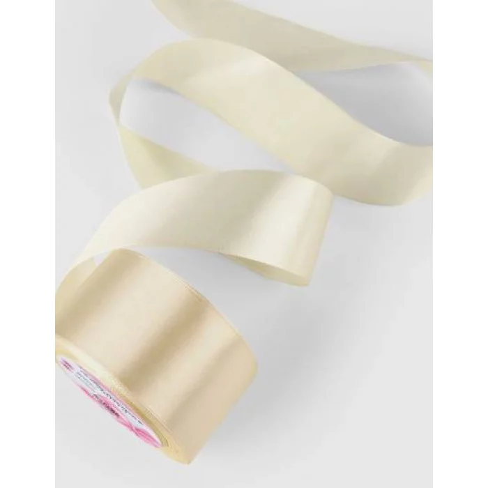 Лента атласная №02 50мм*25±1ярд(23м±1м) светло-бежевый 1218403