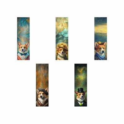 Закладки 60х205 1л "Великие корги" КанцЭксмо ЗП50366