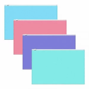 Zip-пакет пластиковый ErichKrause Diagonal Pastel, B5, непрозрачный, ассорти 50339
