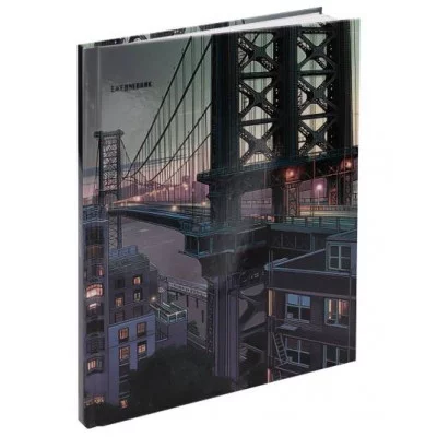 ЕЖЕДНЕВНИК А5, 80л. ГОРОДСКОЙ МОСТ - 1 (80-0311) (7БЦ,глянц.ламин. цвет.мелов обл. недатиров.) 80-0311