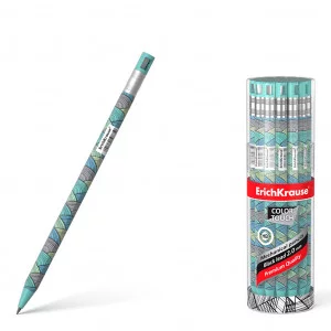 Карандаш механический ErichKrause® ColorTouch® Emerald Wave 2.0 мм с точилкой, НВ 50835