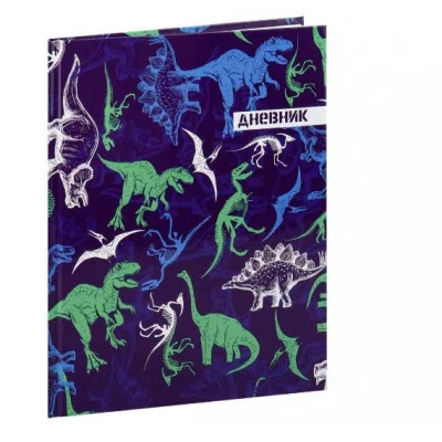 Дневник тв обл 1-4кл, глянц/лам, 48л, Calligrata Динозавр 2 4167776 4167776