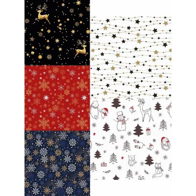 Упаковочная бумага Премиум В АССОРТИМЕНТЕ 70х100см 1л УБ-4378