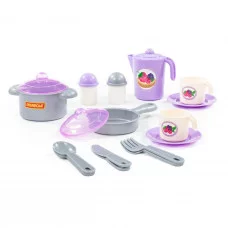 Набор детской посуды "Настенька" на 2 персоны (V2) 18 предм. 79916
