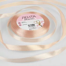 Лента атласная  10мм*25±1ярд нежно-розовый АУ 9264786