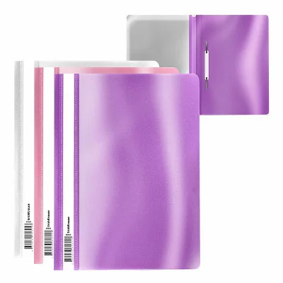 Папка-скоросшиватель пластиковая ErichKrause Glossy Candy, A4, ассорти 55148