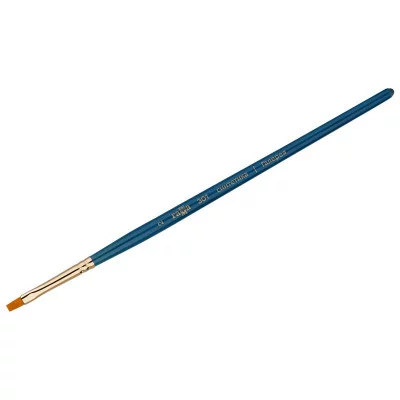 Кисть художественная синтетика Гамма "Галерея", плоская №2, короткая ручка 299983