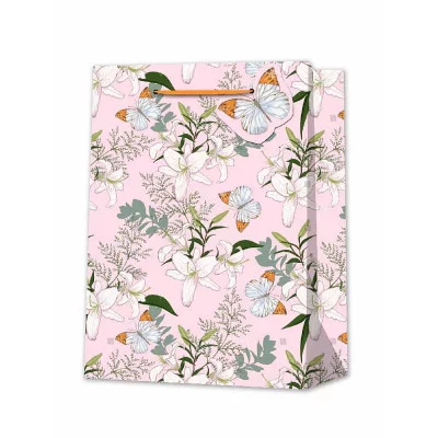Dream cards Пакет подарочный с мат. лам. 31х42х12 см "Весений сад", 210 г (Размер ХL) ППК-0025