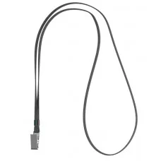 Лента для бейджа ErichKrause 42 см, металлический клип, серый 63717