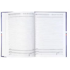 ЕЖЕДНЕВНИК А5, 128л. СИМВОЛЫ ГОСУДАРСТВА - 1 (128-9263) (7БЦ, гл.ламин, цвет.мелов обл. недатиров.) 128-9263