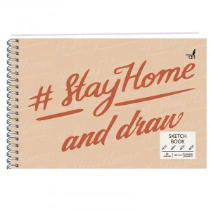 Скетчбук 165х248 80л "SKETCHBOOK. Stay Home"  КанцЭксмо ТС5804838
