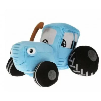 Игрушка мягкая СИНИЙ ТРАКТОР 20см, озвуч, свет 1 лампа С20118-20-1