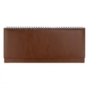 ПЛАНИНГ 56 л. недатир. EVERYDAY CHRONICLES - CHOCO (56-5040)гребень,кожзам(коричневый),отстроч,300х130мм 56-5040