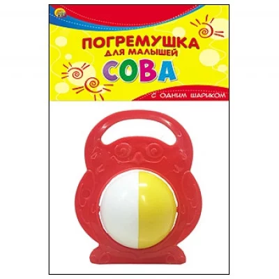 ПОГРЕМУШКА ДЛЯ МАЛЫШЕЙ. СОВА (Арт. И-1768)