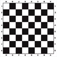 Поле для шашек плотное И-6920