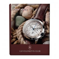 Фотоальбом BRAUBERG на 200 фото 10*15 см, твердая обложка, часы, 390667