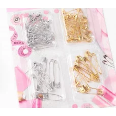 Набор булавок английских 80шт №0 30/30шт №2 10/10шт блистер 4605146