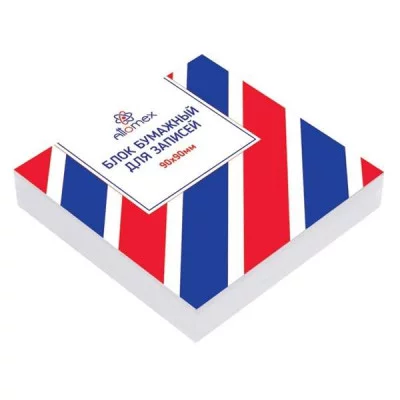 Блок для записей белый 9*9*1 100л склеенный 60г/м2 белизна 92-95% ATTOMEX 2012803 581668