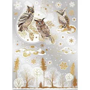 Накл.для оф.инт "Совы в лесу", изд.: Горчаков 460228999502000794