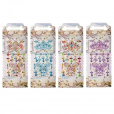 Наклейки-стразы Alingar, акриловые, пакет с европодвесом, "Королевская бабочка" AL9558