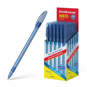 Ручка "Neo Original" синяя 0.7/142мм корпус тонированный е/п ERICH KRAUSE 46515 085818