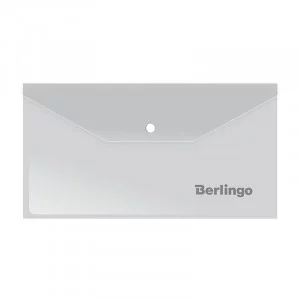 Папка-конверт на кнопке C6, 180мкм, матовая BERLINGO* 153948