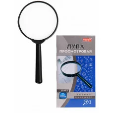 TM"Profit"Лупа просмотровая d=100мм, кратность увеличения 3 (ЛУ-9191) в карт. коробке,  ЛУ-9191