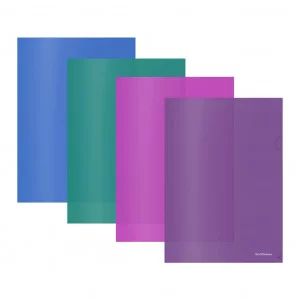 Папка-уголок пластиковая ErichKrause® Fizzy Vivid, A4, полупрозрачная, ассорти  50158
