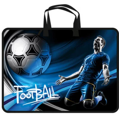 ПТ-14-4 Гол - папка печать на пластике А4 с ручками(тесьма)