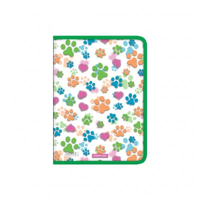 Папка для тетрадей А4 молния вокруг пластик "Neon Paws" ассорти ERICH KRAUSE 50492 077872