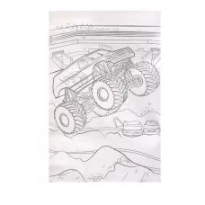 ЛЮБИМАЯ РАСКРАСКА эконом А4. ГОНКИ 978-5-378-34386-7