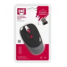 Мышь беспроводная Smartbuy ONE 344CAG черно-красная