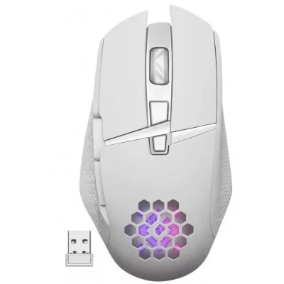 Мышь игровая беспроводная Defender Glory GM-514 белый