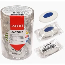 Ластик "Core" 42*30*9 синтет овальный пласт.вставка белый DEVENTE 4070802 154909