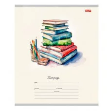 Тетрадь КЛЕТКА 12л. ШКОЛЬНЫЕ МОТИВЫ - 2 (12-4278) цвет. мелов.обл. 12-4278