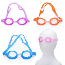 Очки для плавания цветные, в ассортименте, в пакете 00-4074