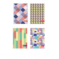 БЛОКНОТ А6 40л. на гребне ПЛИТКА И УЗОРЫ Б40-6128 ассорти, клетка