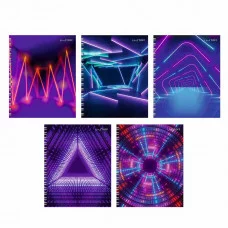 Тетрадь А5 96л "Неоновые лучи" КанцЭксмо ТС968850