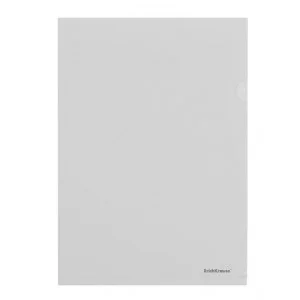 Папка-уголок пластиковая ErichKrause Fizzy Clear, A4, прозрачный 50150