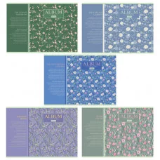 АЛЬБОМ для рисования 40л А4ф на скобе матовая ламинация серия -Charming garden- 057262 Аль4127