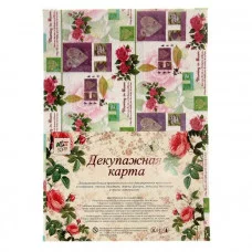 Декупажная карта плотность 38 гр "Романтика" 21х29,5 см 889269