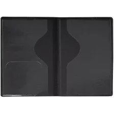 Обложка для паспорта "Passport Map", мягкая экокожа, коричневая, STAFF, 238876