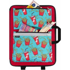 Папка-рюкзак для рисования А3 FAST FOOD красный 49х37см П-0821