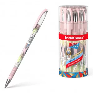 Ручка шариковая ErichKrause® ColorTouch® Flora, цвет чернил синий 50741