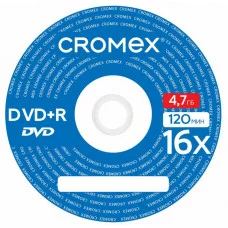 Диск DVD+R (плюс) CROMEX, 4,7 Gb, 16x  1 шт