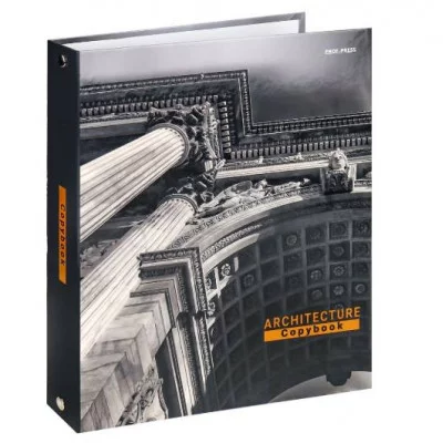 Тетрадь КЛЕТКА 80л. ВЕЛИЧЕСТВЕННАЯ АРХИТЕКТУРА (Т80-2345) (на кольцах) Т80-2345