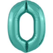 Шар Agura Slim Бискайский зеленый цифра 0 (40\'\'/102 см) 755075