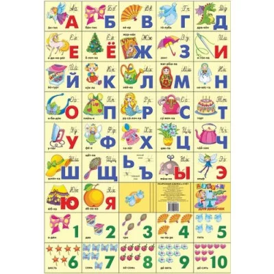Азбука русская + счет. Для девочек (малый ф.)
