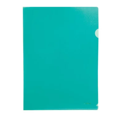 Папка-уголок STANGER А4 пластик 200 мкм зеленая 060673